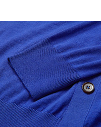 Мужской синий кардиган от Maison Martin Margiela