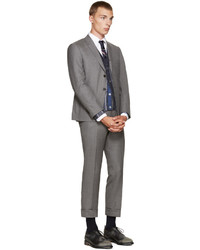 Мужской синий кардиган от Thom Browne