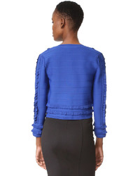 Женский синий кардиган от Yigal Azrouel