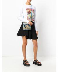 Синий клатч с вышивкой от Olympia Le-Tan