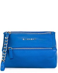 Синий клатч с принтом от Givenchy