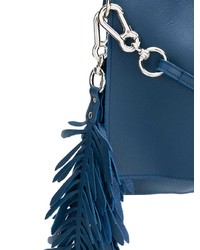 Синий кожаный клатч от P.A.R.O.S.H.