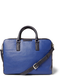 Синий кожаный портфель от Marc by Marc Jacobs