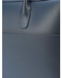 Синий кожаный портфель от Mansur Gavriel