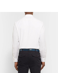 Мужской синий кожаный ремень от Maison Margiela