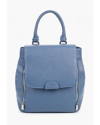 Женский синий кожаный рюкзак от Afina