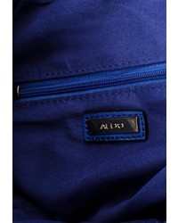 Женский синий кожаный рюкзак от Aldo