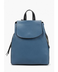 Женский синий кожаный рюкзак от Baggini
