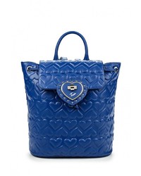 Женский синий кожаный рюкзак от Braccialini