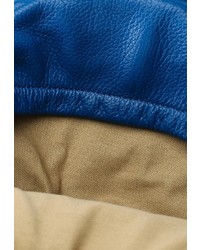 Женский синий кожаный рюкзак от Coccinelle