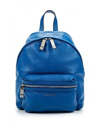 Женский синий кожаный рюкзак от Coccinelle
