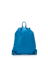 Мужской синий кожаный рюкзак от Jimmy Choo