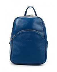 Женский синий кожаный рюкзак от Labbra