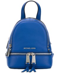 Женский синий кожаный рюкзак от MICHAEL Michael Kors