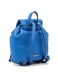 Женский синий кожаный рюкзак от Rebecca Minkoff