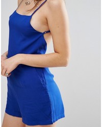 Синий комбинезон с шортами от Glamorous