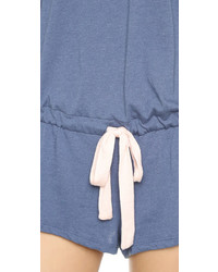 Синий комбинезон с шортами от Eberjey