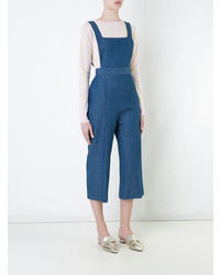 Синий комбинезон с шортами от Macgraw