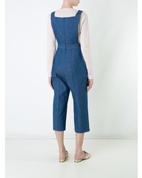 Синий комбинезон с шортами от Macgraw