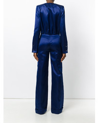 Синий комбинезон от Mugler