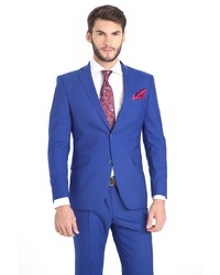 Синий костюм от Troy collezione