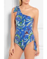 Синий купальник с принтом от Emilio Pucci