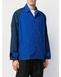 Мужской синий легкий бомбер от Facetasm