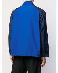 Мужской синий легкий бомбер от Facetasm