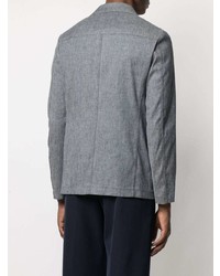 Мужской синий льняной пиджак от Tonello