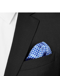 Синий нагрудный платок с принтом от Turnbull & Asser