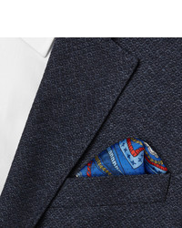 Синий нагрудный платок с принтом от Turnbull & Asser