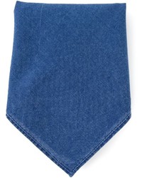 Синий нагрудный платок от Brunello Cucinelli