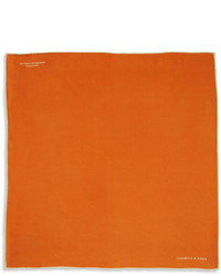 Синий нагрудный платок от Turnbull & Asser