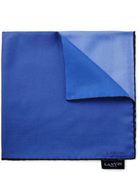 Синий нагрудный платок от Lanvin