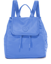 Женский синий нейлоновый рюкзак от Tory Burch
