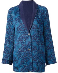 Женский синий пиджак с цветочным принтом от Levi's