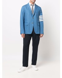 Мужской синий пиджак от Thom Browne