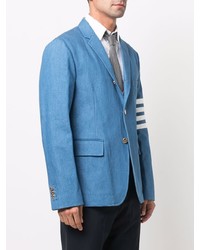Мужской синий пиджак от Thom Browne