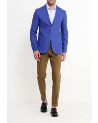 Мужской синий пиджак от Berkytt