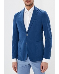 Мужской синий пиджак от BOSS HUGO BOSS
