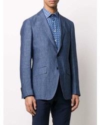 Мужской синий пиджак от Etro