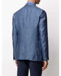 Мужской синий пиджак от Etro
