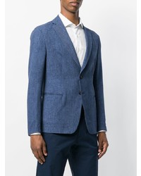 Мужской синий пиджак от Emporio Armani