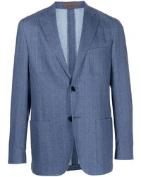 Мужской синий пиджак от Corneliani