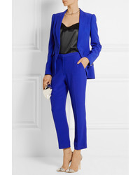 Женский синий пиджак от Alexander McQueen