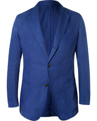 Мужской синий пиджак от Dunhill