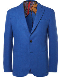 Мужской синий пиджак от Etro