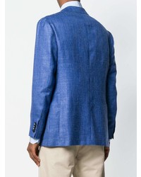 Мужской синий пиджак от Kiton