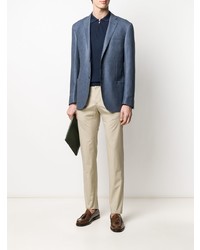 Мужской синий пиджак от Corneliani