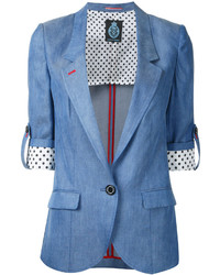 Женский синий пиджак от GUILD PRIME